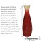 Uniquewise Classic Bamboo Floor Vase Handmade, For Dining, Living Room, Entryway, Fill Up With Dried Branches Or Flowers